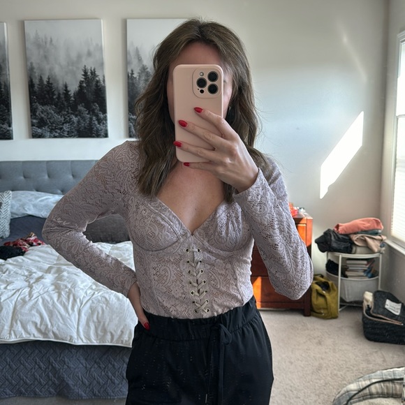 Urban Outfitters Tops - Urban Outfitters lace bodysuit